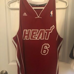 Lebron James Miami Heat Jersey #6